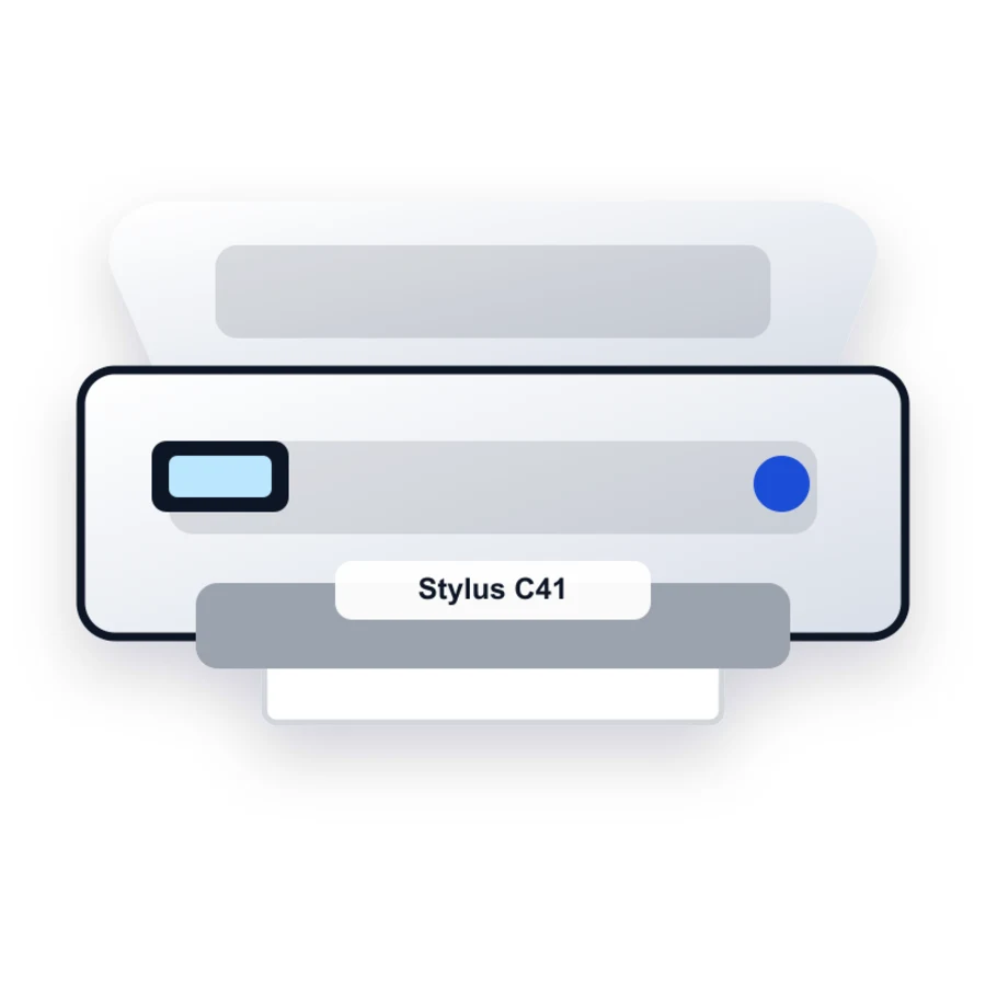 Epson Stylus C41 printer illustration