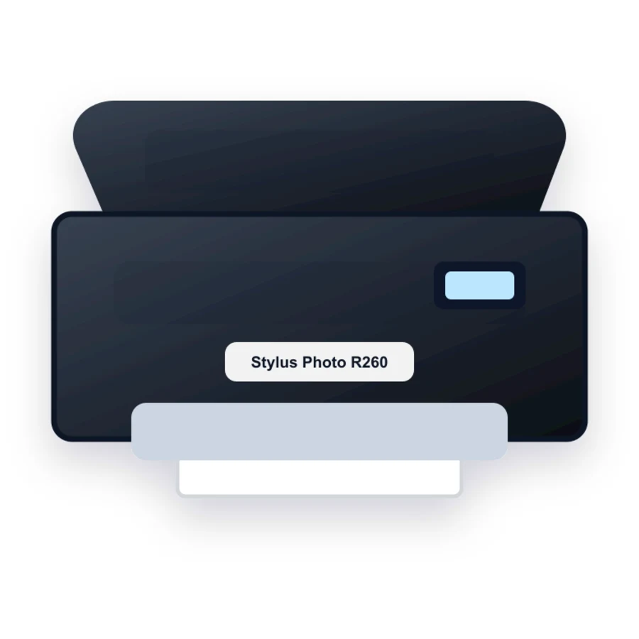 Epson Stylus Photo R260 printer illustration