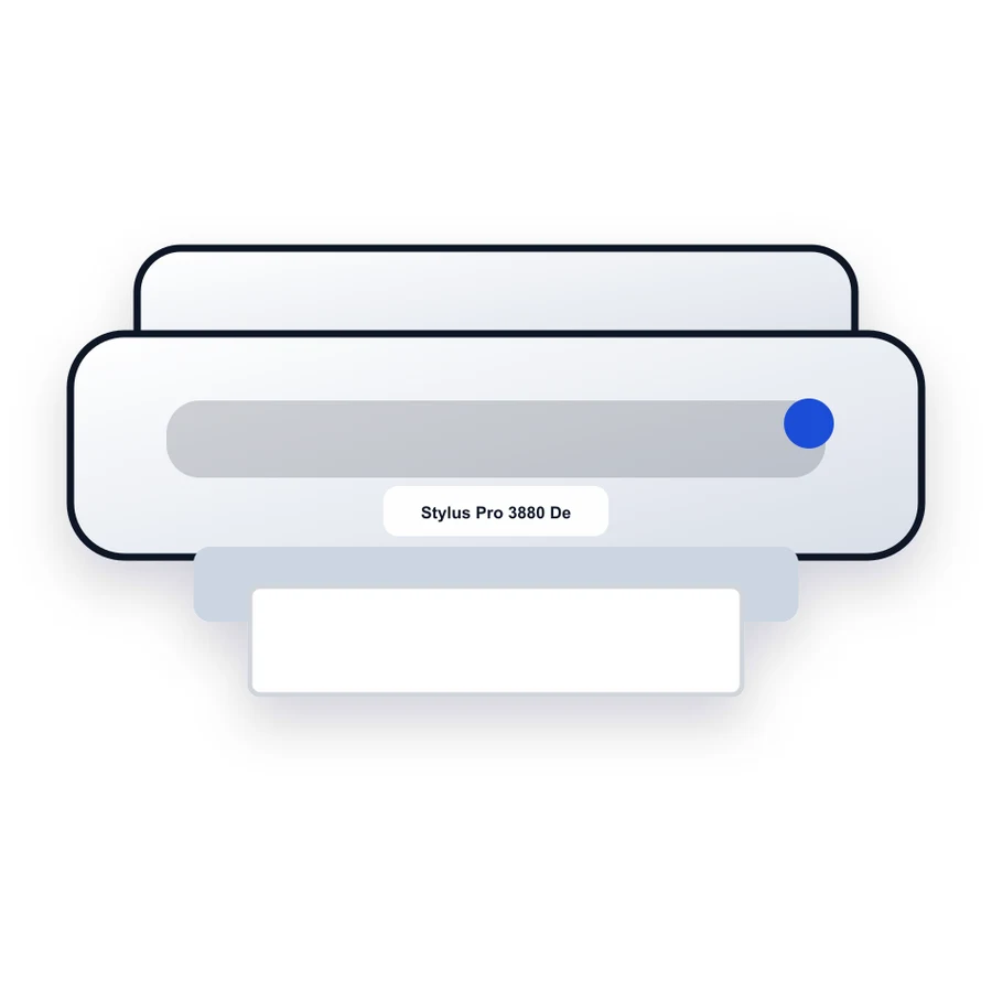 Epson Stylus Pro 3880 Designer printer illustration
