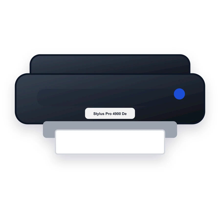 Epson Stylus Pro 4900 Designer Edition printer illustration