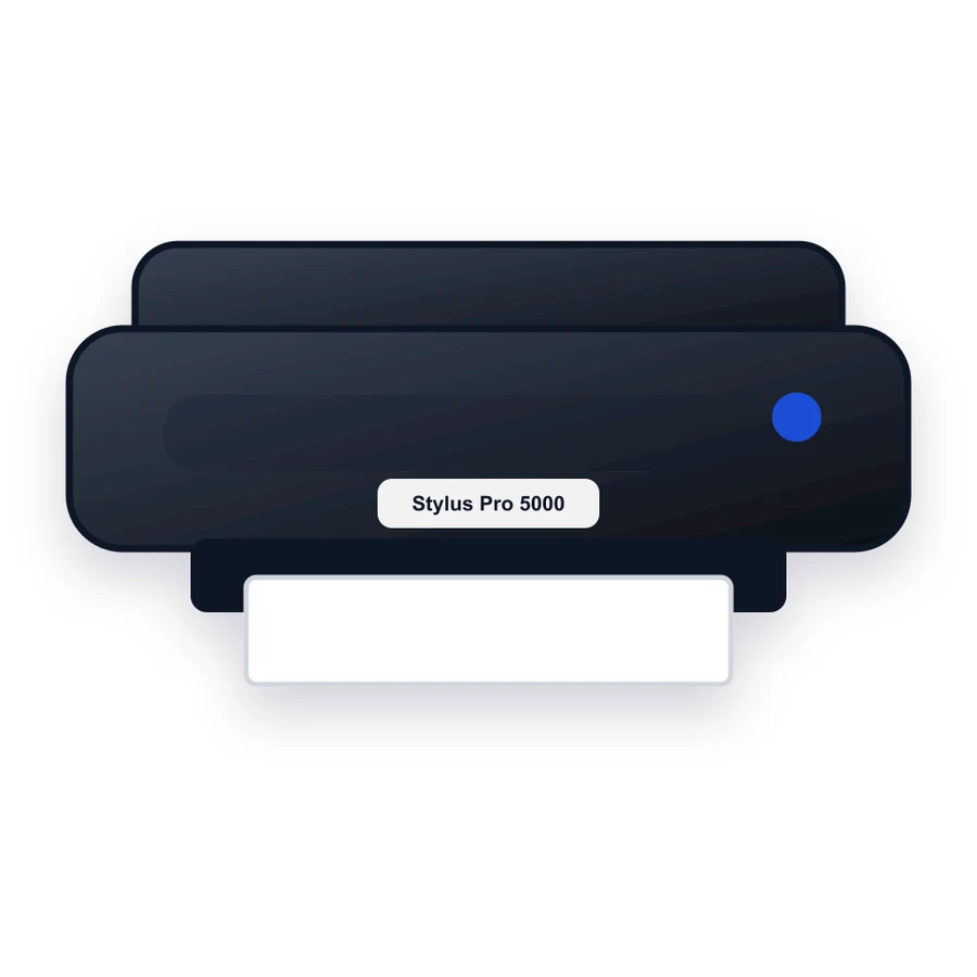Epson Stylus Pro 5000 printer illustration