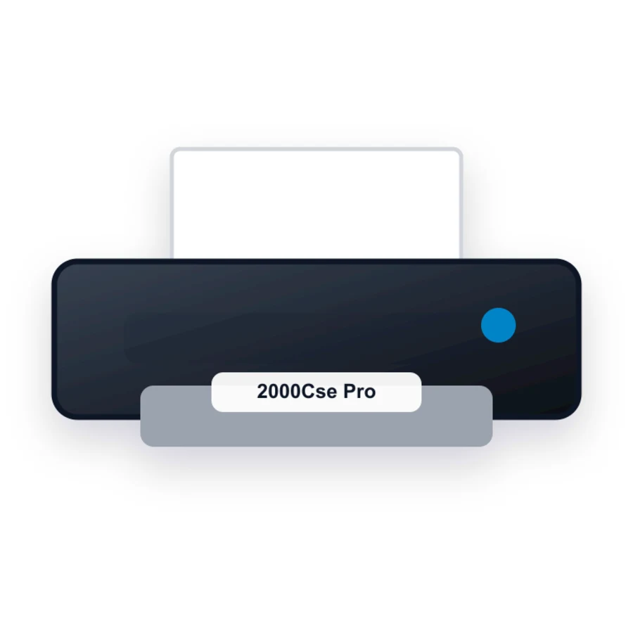 HP 2000Cse Pro printer illustration