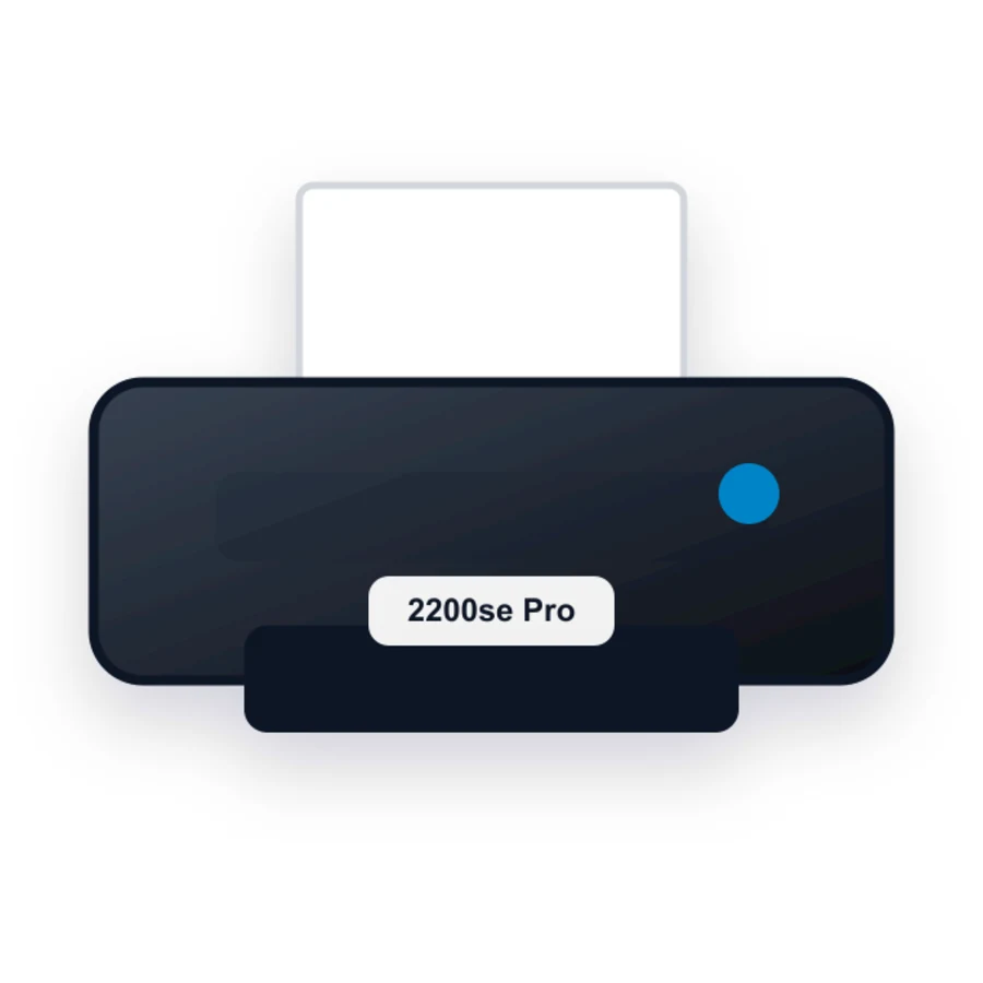 HP 2200se Pro printer illustration