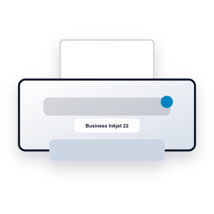HP Business Inkjet 2280 printer illustration