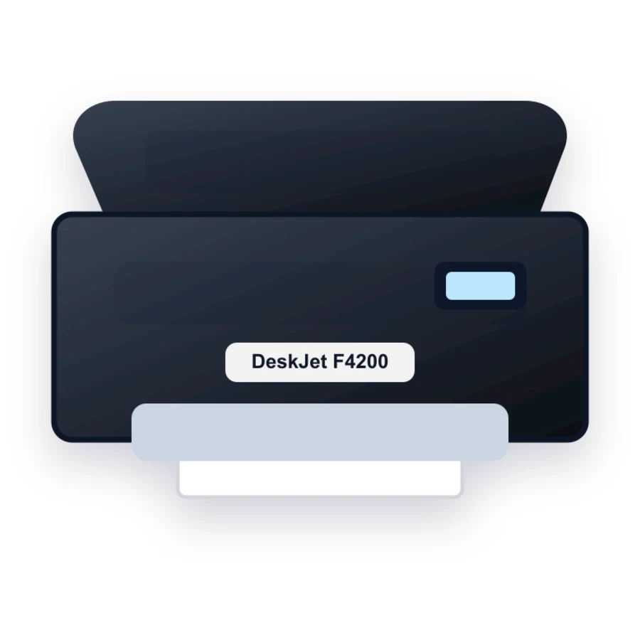 HP DeskJet F4200 printer illustration