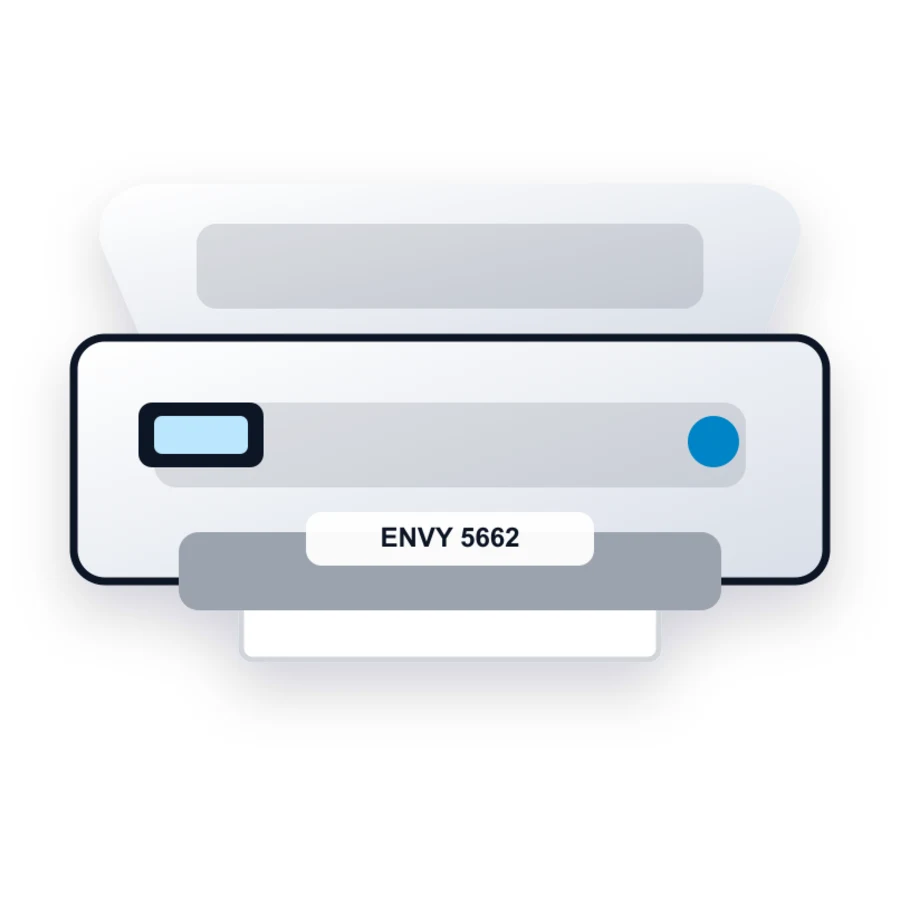 HP ENVY 5662 printer illustration
