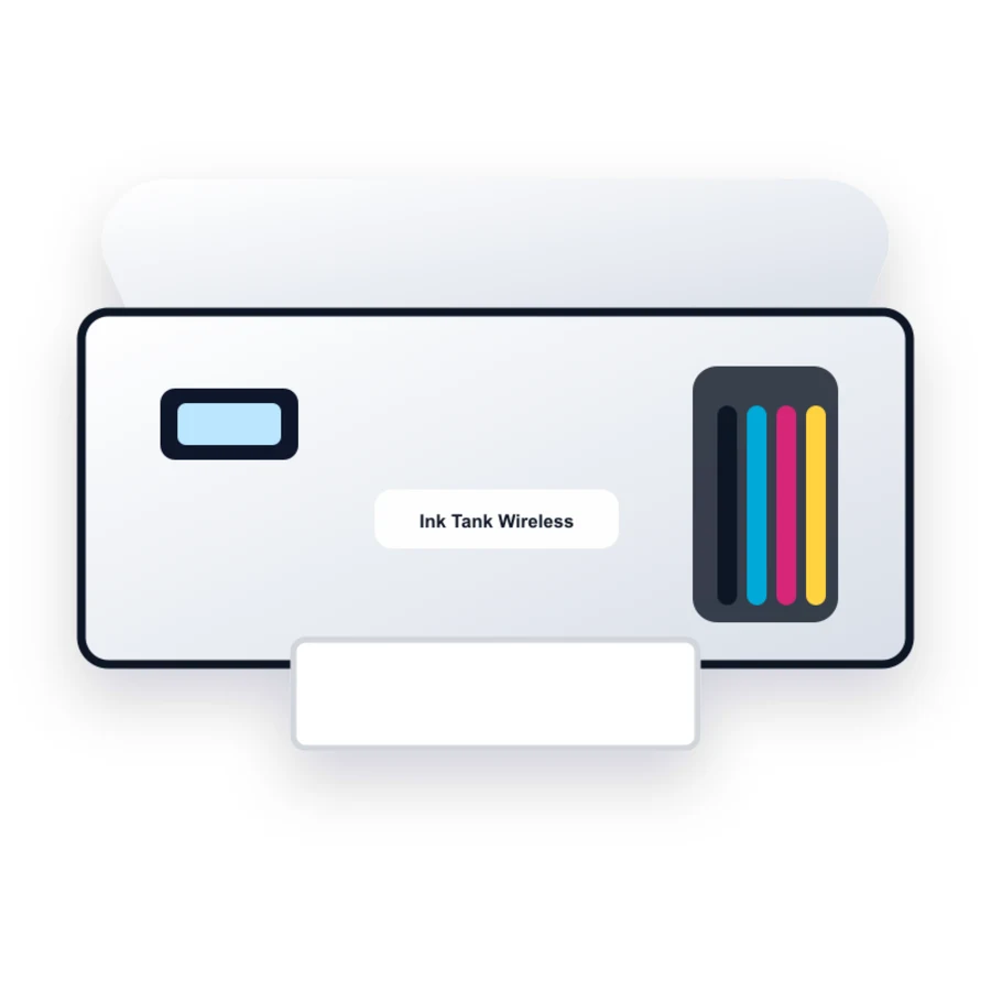 HP Ink Tank Wireless 419 printer illustration