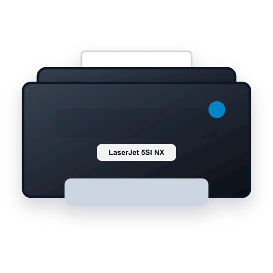 HP LaserJet 5SI NX printer illustration