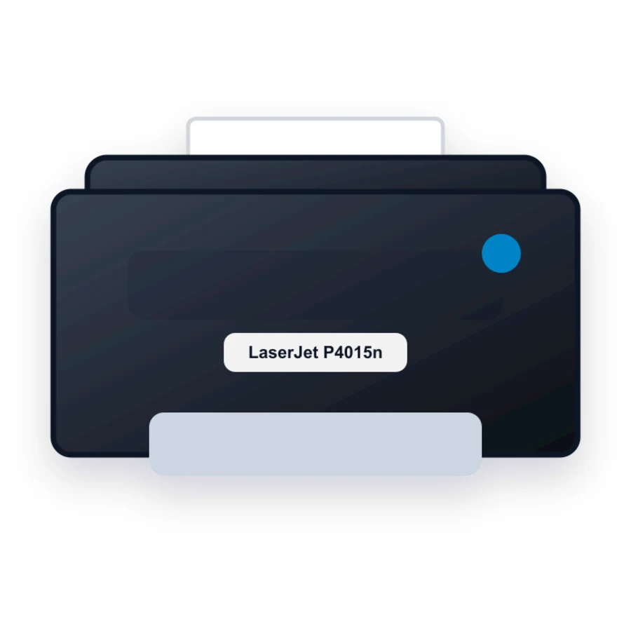 HP LaserJet P4015n printer illustration