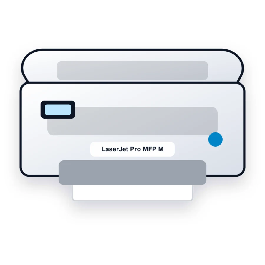 HP LaserJet Pro MFP M127fn printer illustration