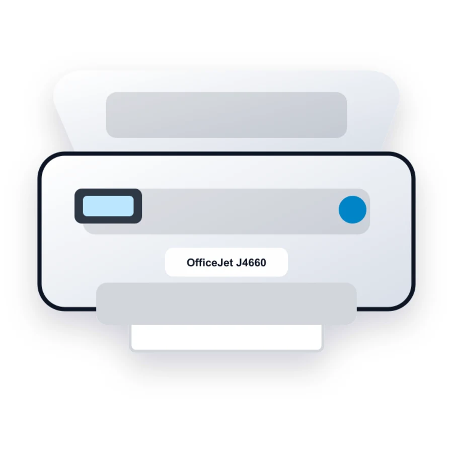HP OfficeJet J4660 printer illustration