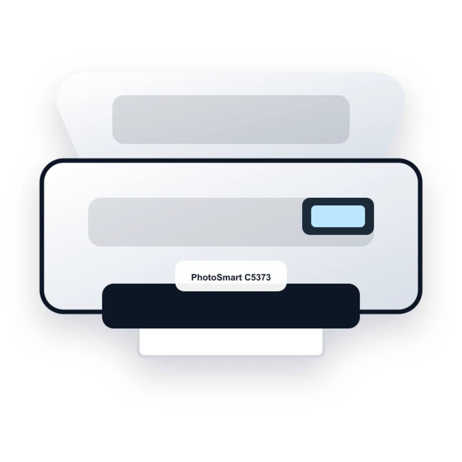 HP PhotoSmart C5373 printer illustration