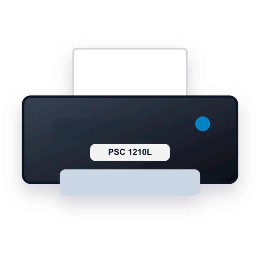 HP PSC 1210L printer illustration