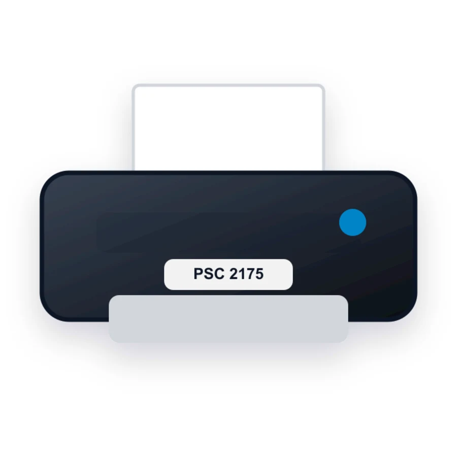 HP PSC 2175 printer illustration