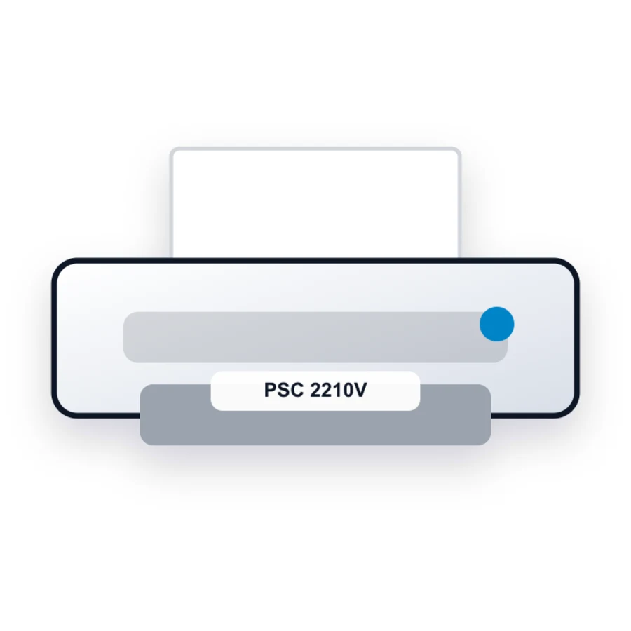 HP PSC 2210V printer illustration