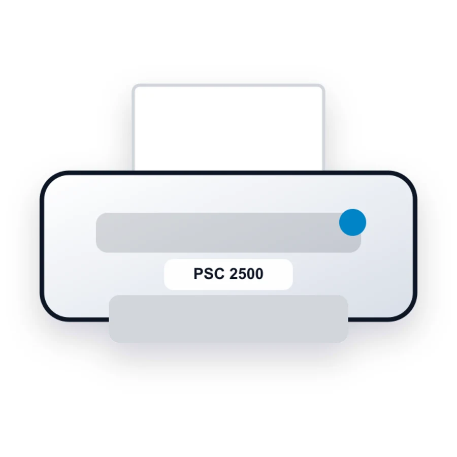 HP PSC 2500 printer illustration