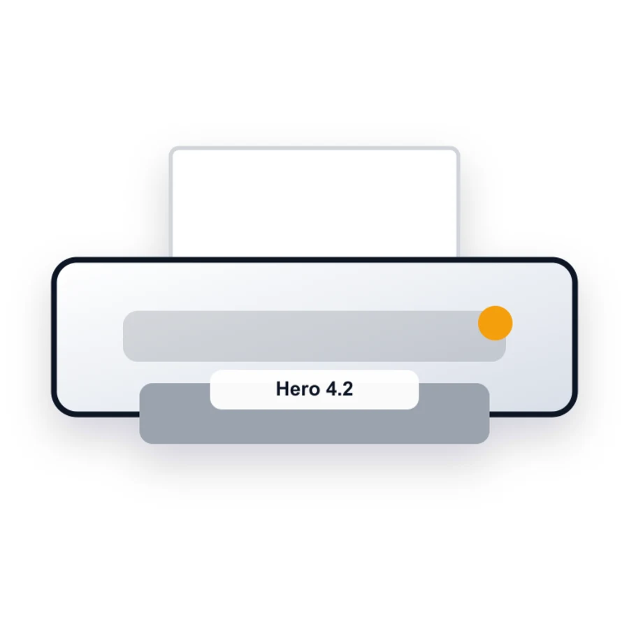 Kodak Hero 4.2 printer illustration