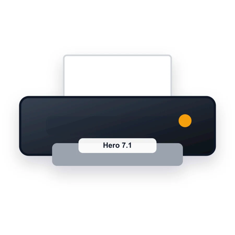 Kodak Hero 7.1 printer illustration