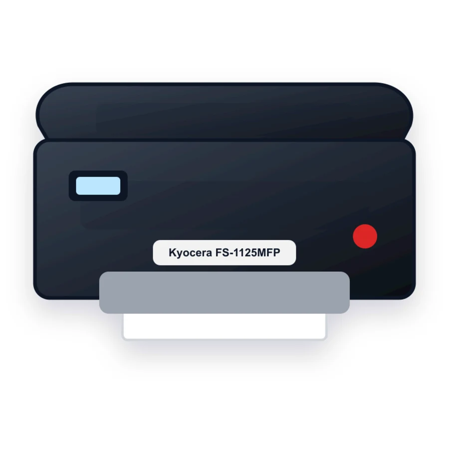 Kyocera FS-1125MFP printer illustration