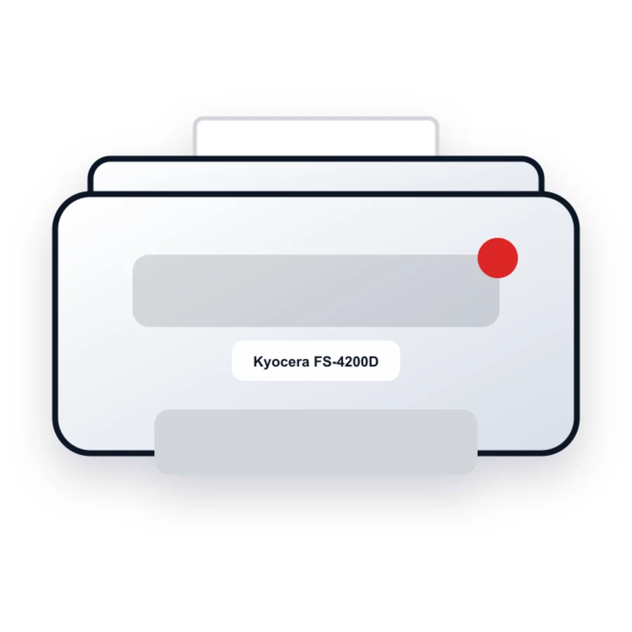 Kyocera FS-4200D printer illustration