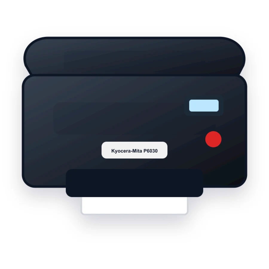 Kyocera-Mita P6030cdn printer illustration