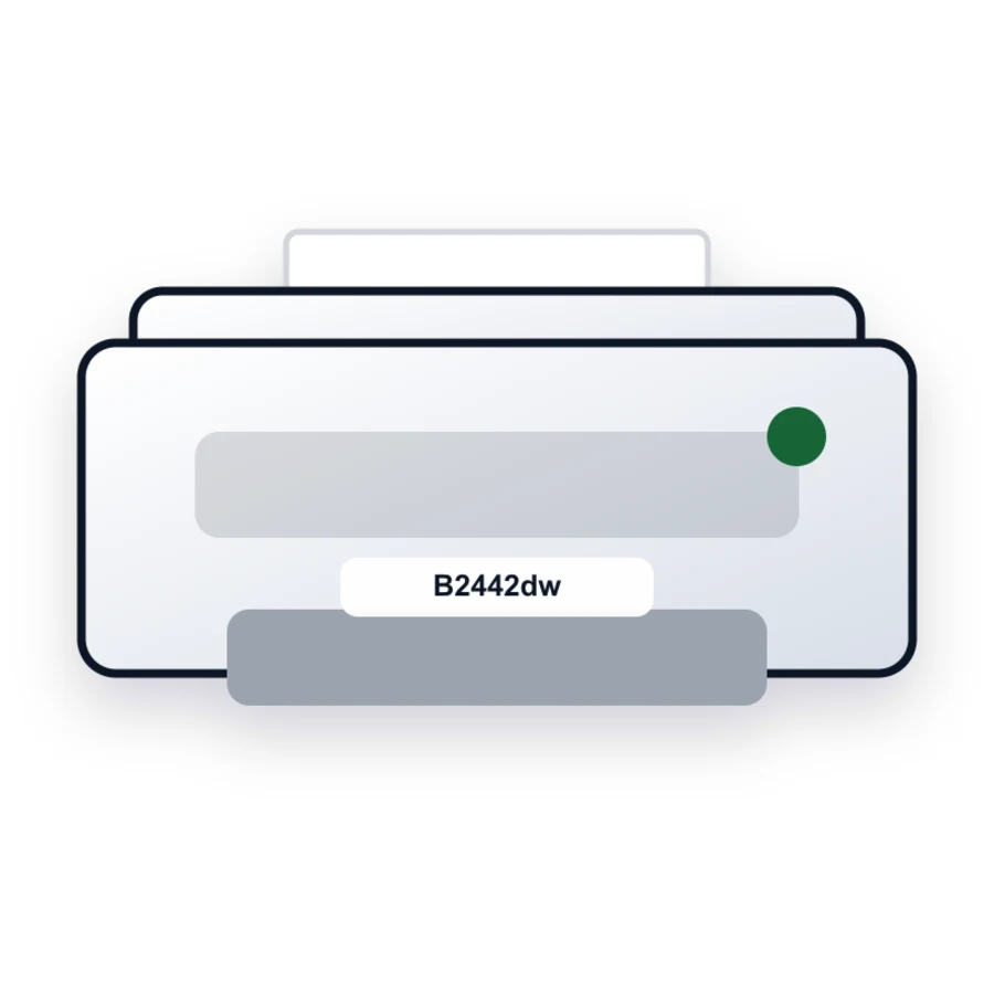 Lexmark B2442dw printer illustration