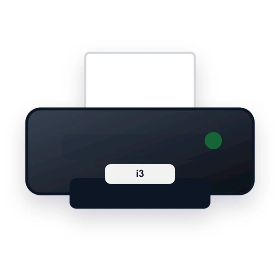 Lexmark i3 printer illustration