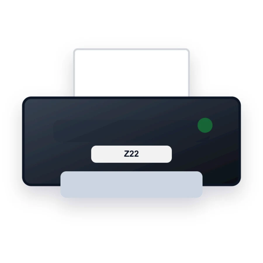 Lexmark Z22 printer illustration
