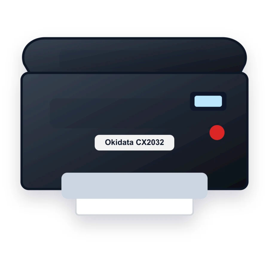 Okidata CX2032 printer illustration