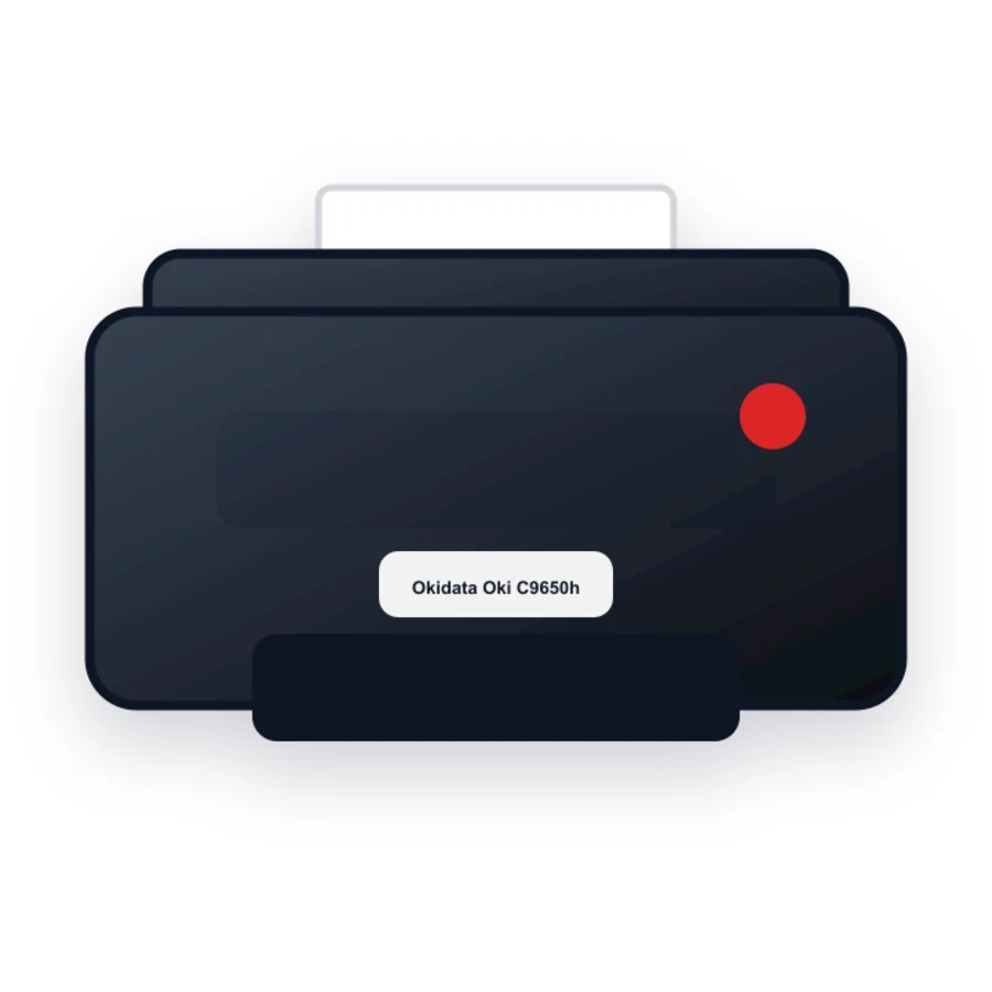 Okidata Oki C9650hdn printer illustration