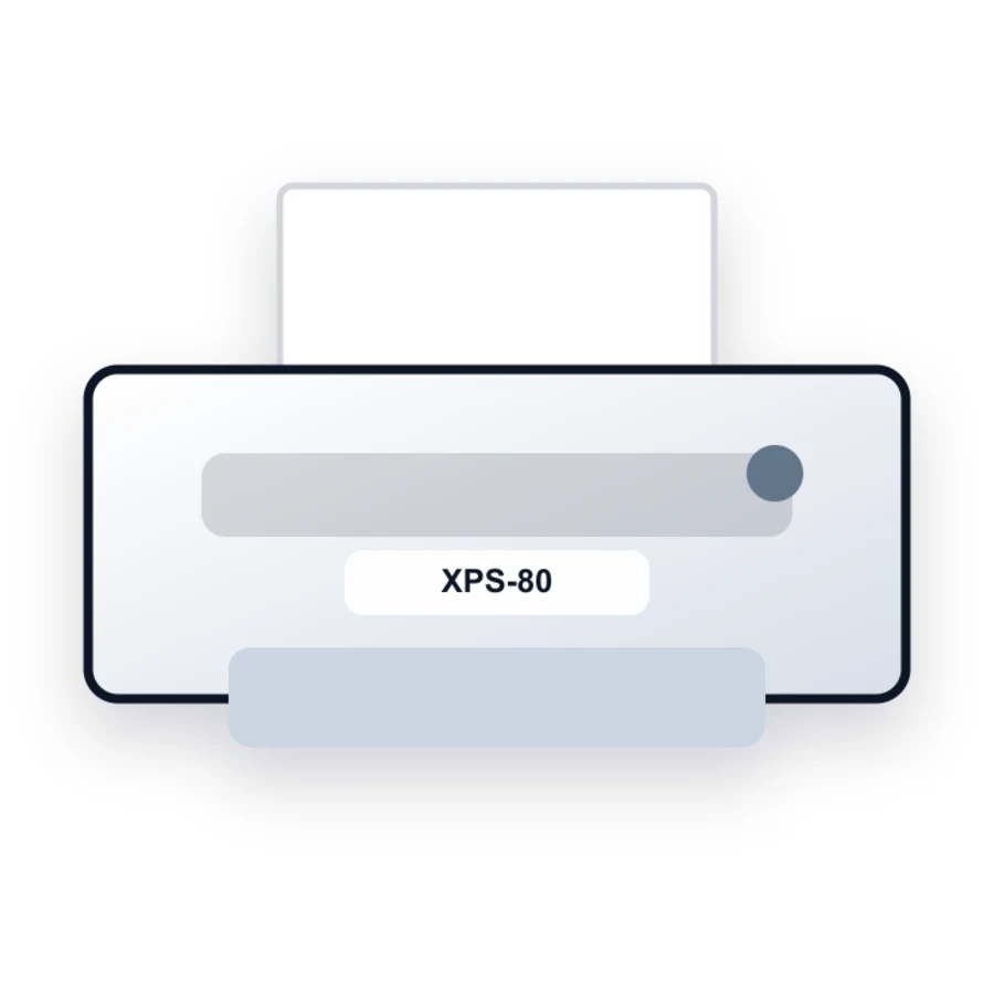 Rena XPS-80 printer illustration