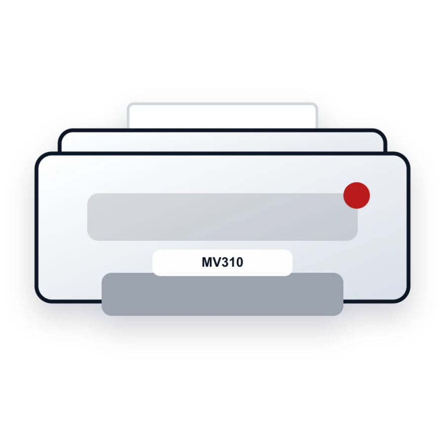 Ricoh MV310 printer illustration