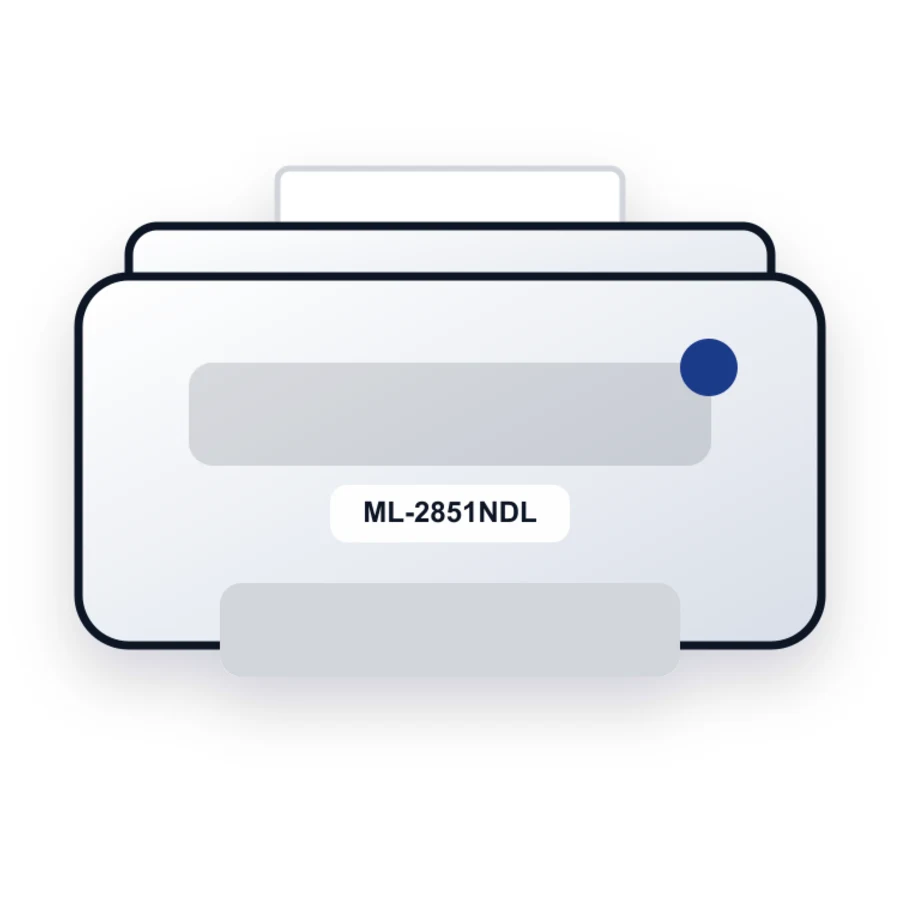 Samsung ML-2851NDL printer illustration