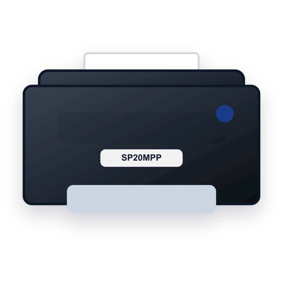 Samsung SP20MPP printer illustration