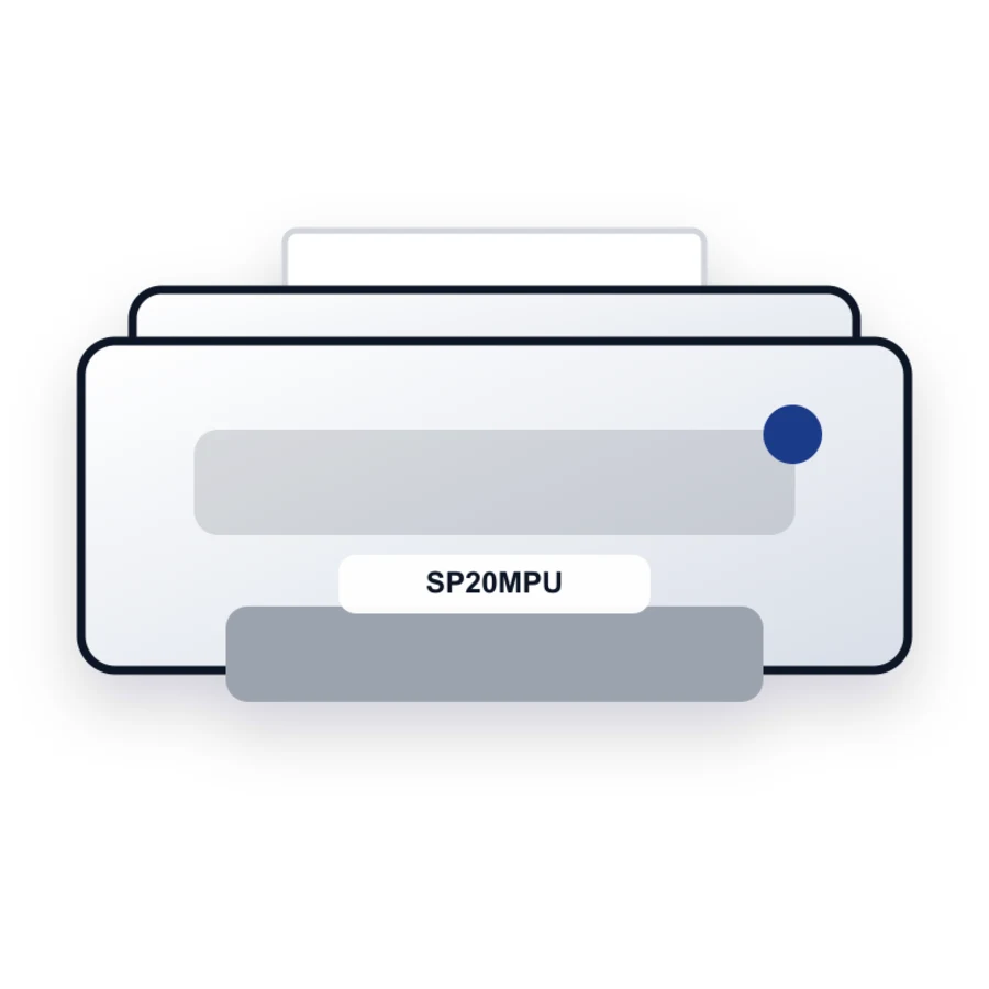 Samsung SP20MPU printer illustration