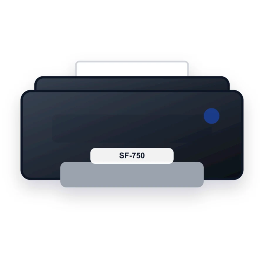 Samsung SF-750 printer illustration