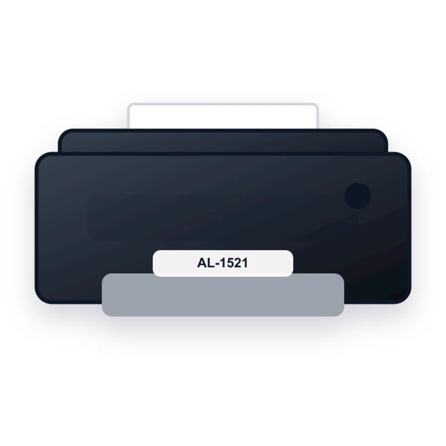 Sharp AL-1521 printer illustration