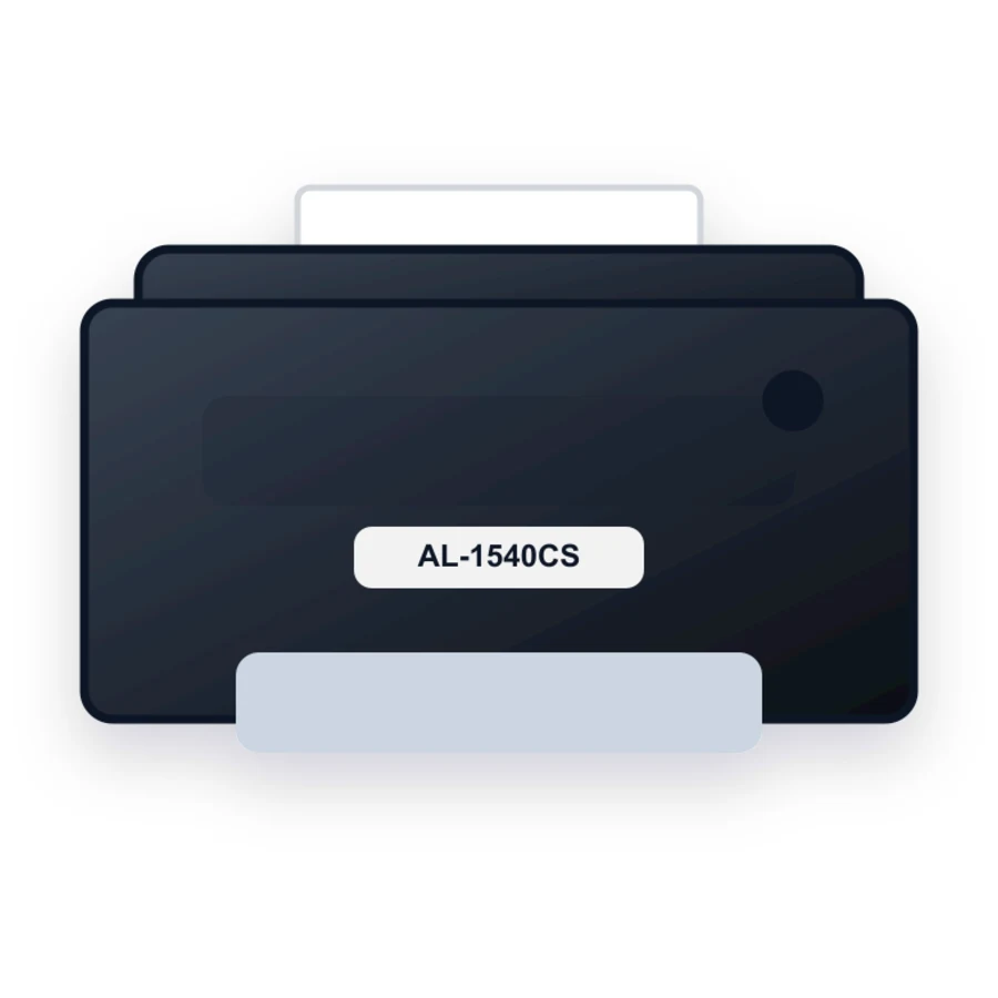 Sharp AL-1540CS printer illustration