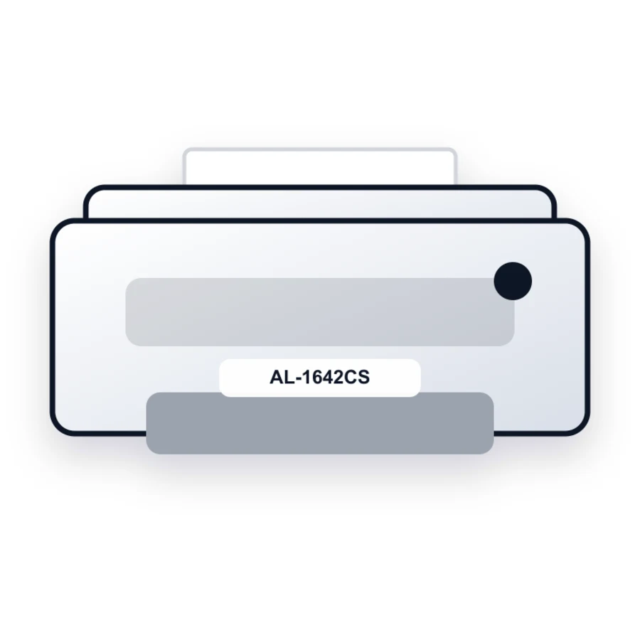 Sharp AL-1642CS printer illustration