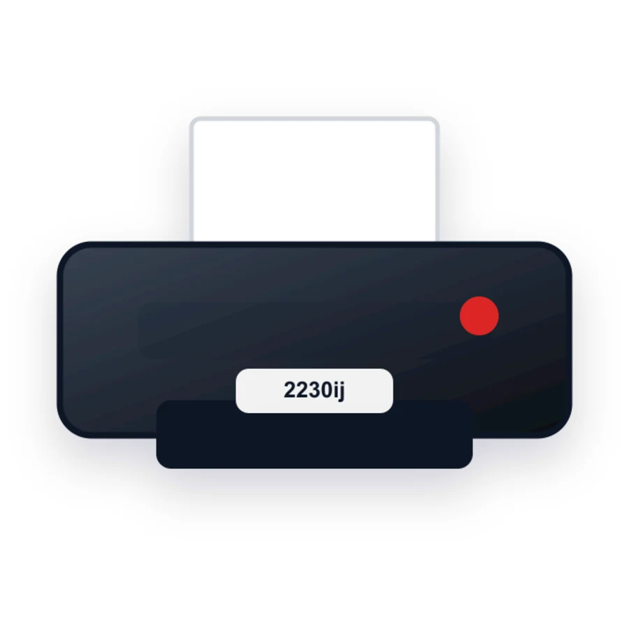 Xerox 2230ij printer illustration