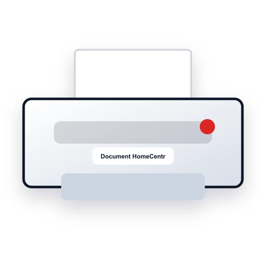 Xerox Document HomeCentre printer illustration