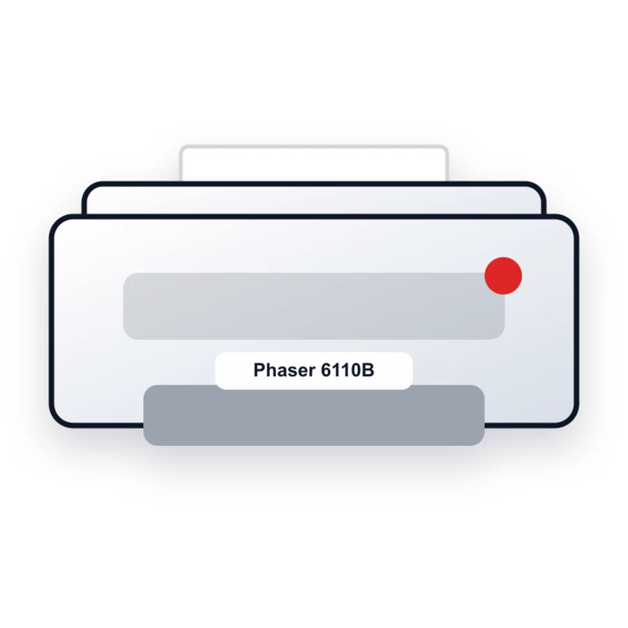Xerox Phaser 6110B printer illustration