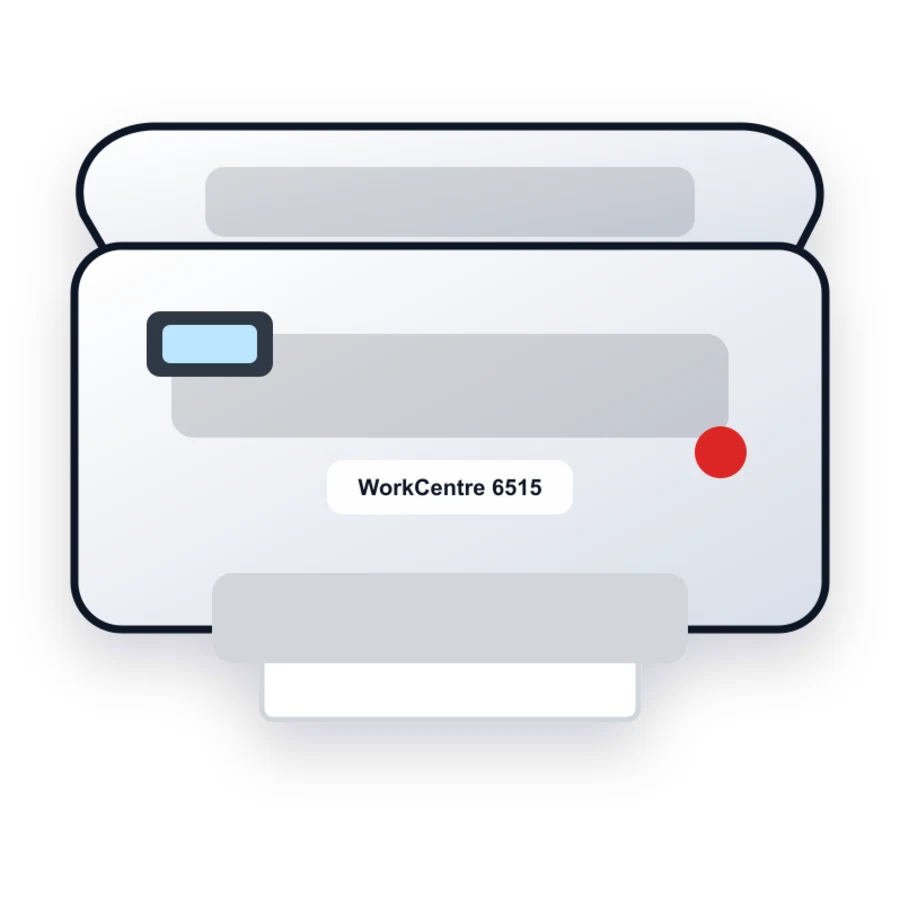 Xerox WorkCentre 6515 printer illustration
