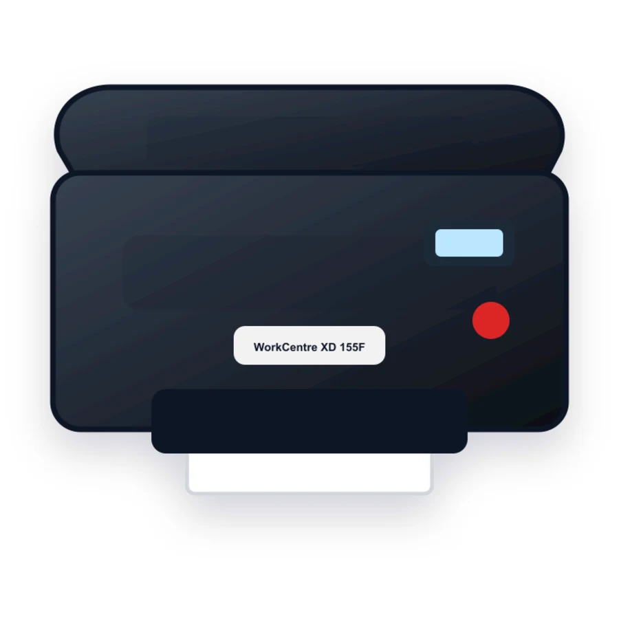 Xerox WorkCentre XD 155F printer illustration