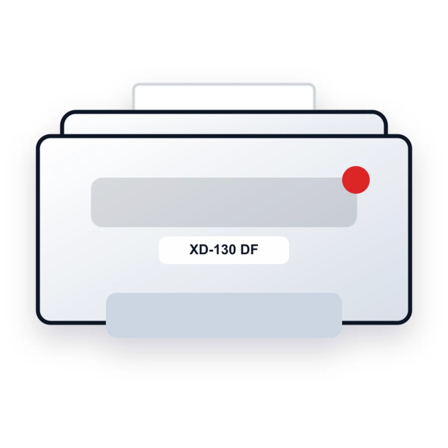 Xerox XD-130 DF printer illustration
