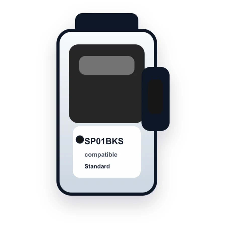 Brother SP01BKS Black compatible ink