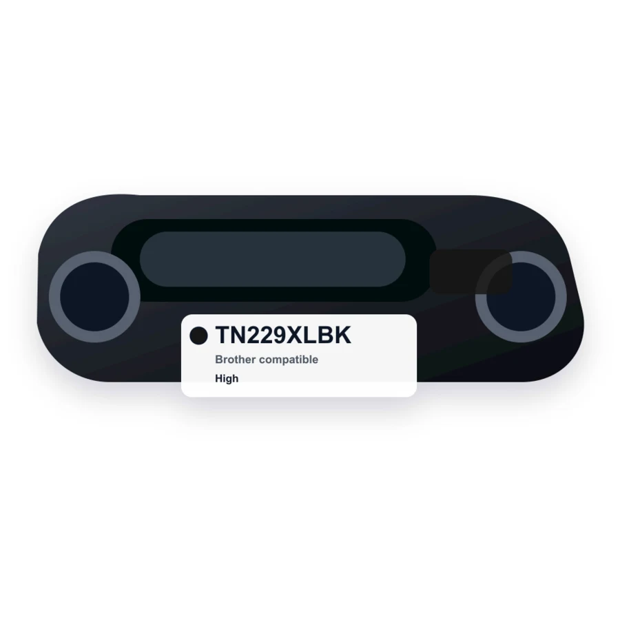 Brother TN229XLBK Black compatible toner
