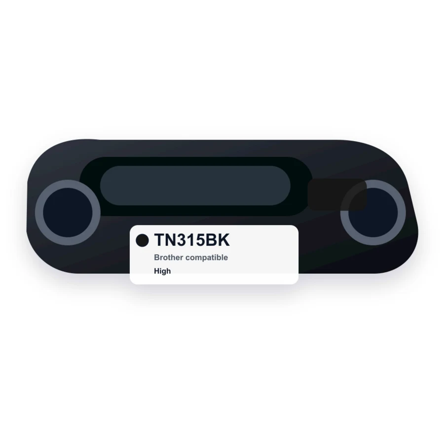 Brother TN315BK Black compatible toner