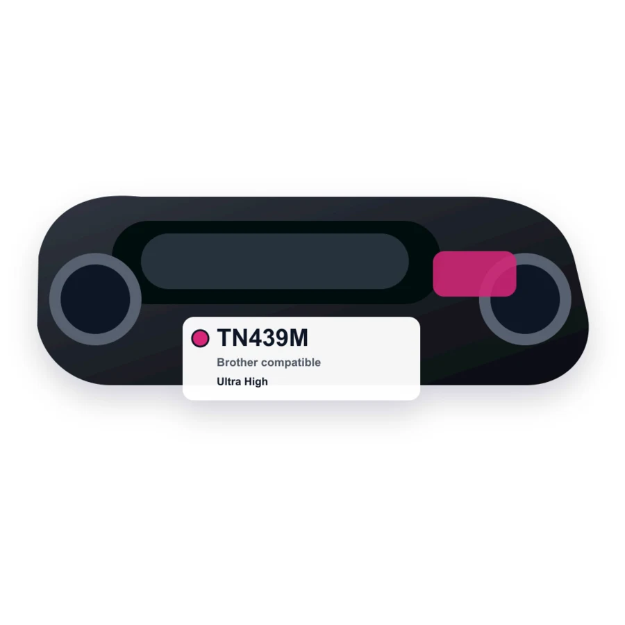 Brother TN439M Magenta compatible toner