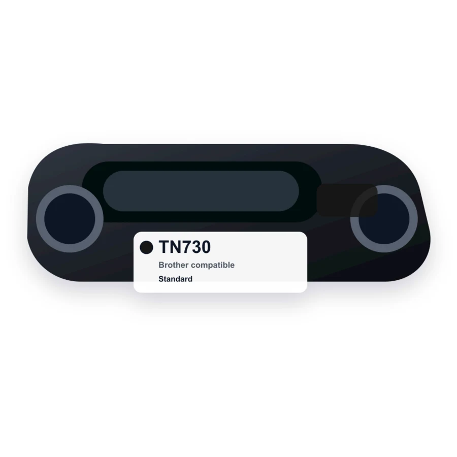 Brother TN-730 Toner Cartridge - Black compatible toner